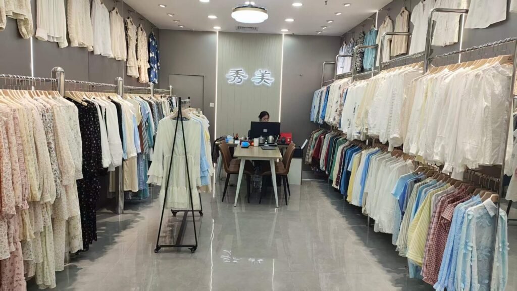 Guangzhou Liuhua clothing wholesale market showroom real photo