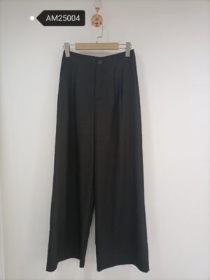Tailored Wide-Leg Trousers – High-Waist Drape | MX Craft Studio
