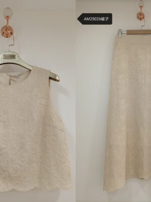 Linen Embroidered Cami – beige top close-up | MX Craft Studio|Linen Embroidered Cami & Skirt – beige set view | MX Craft Studio|Linen Embroidered Cami & Skirt – sky blue set view | MX Craft Studio|Linen Embroidered Skirt – sky blue maxi skirt view | MX Craft Studio|Linen Embroidered Cami – sky blue top close-up | MX Craft Studio|Linen Embroidered Skirt – beige maxi skirt view | MX Craft Studio
