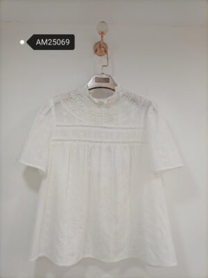 Eyelet Broderie Anglaise Babydoll Top – Cotton | MX Craft Studio