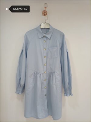Heart Button Shirtdress – heart button detail | XM Fashion Mfg