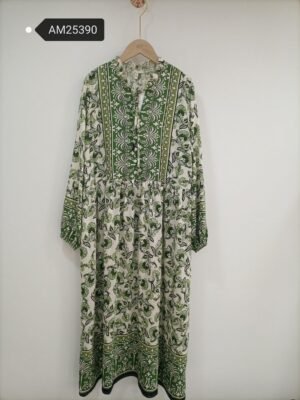 Bohemian Floral Printed Maxi Dress | MX Craft Studio