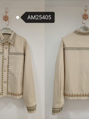 Folk Embroidered Utility Jacket | MX Craft Studio