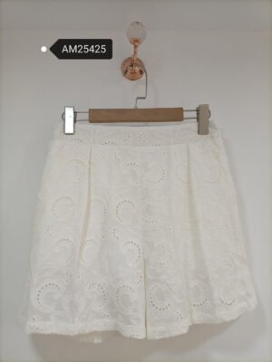 Broderie Anglaise Shorts – Scalloped Hem | MX Craft Studio