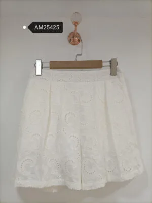 Broderie Anglaise Shorts – Scalloped Hem | XM Fashion Mfg