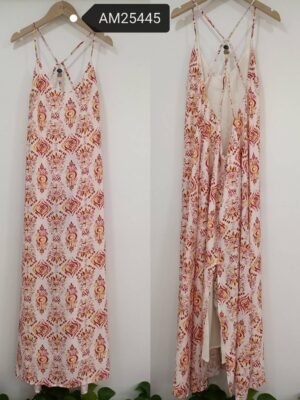 Paisley Print Halter Maxi Dress | MX Craft Studio
