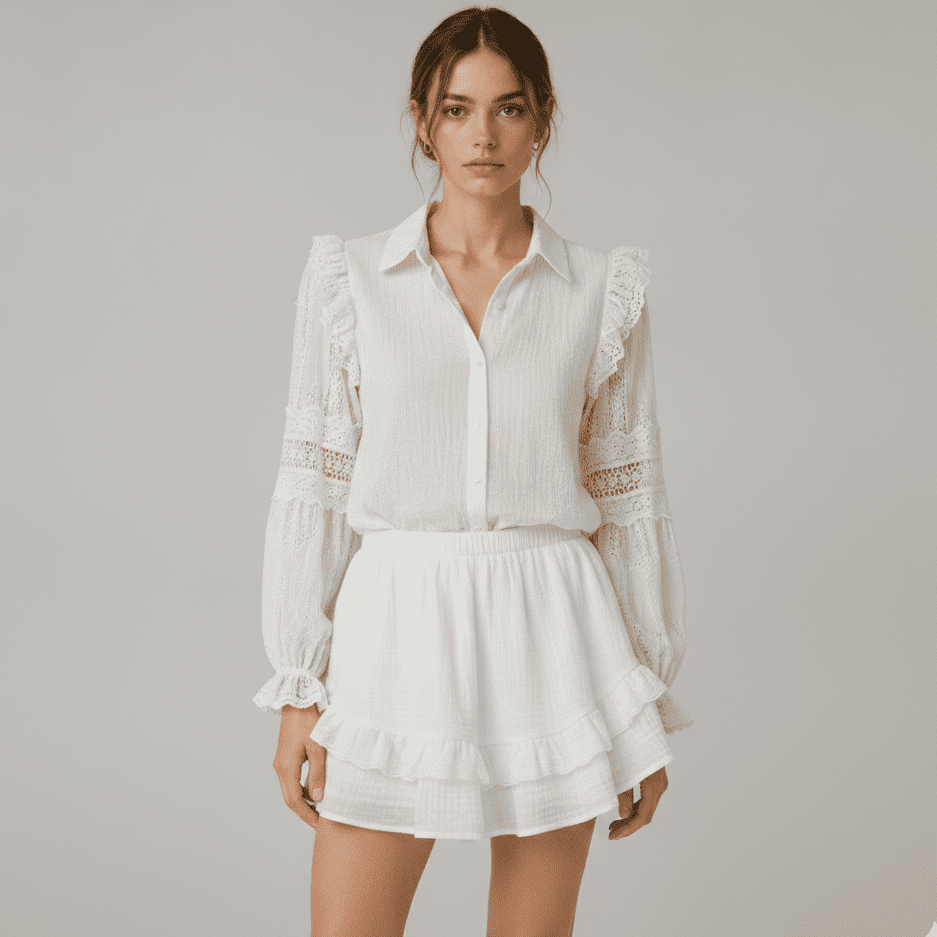 Women's two-piece matching set - craft-detail womenswear manufacturer